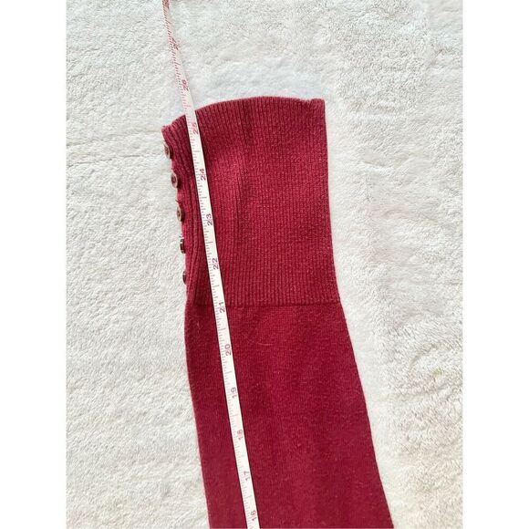 Forever 21 - burgundy red tunic sweater size L - Picture 3 of 5